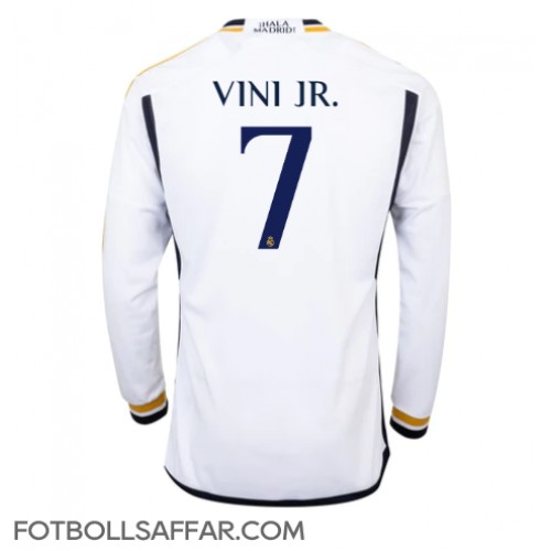 Real Madrid Vinicius Junior #7 Hemmatröja 2023-24 Långärmad